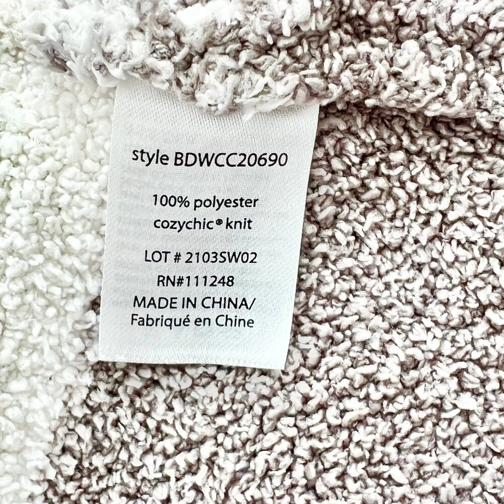 Barefoot Dreams CozyChic Long Weekend Mid-Length Colorblock Pocket Cardigan Sz M - Picture 12 of 13